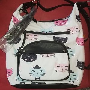 Cat print Purse